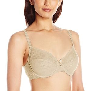 ❤️Wacoal 851212 Underwire Lace Bra Nude